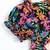 purple floral net party wear kids dress