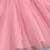 Pink floral embroidered net party dress for girls