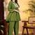 Green Rayon Embroidered Co Ord set