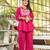 Pink Rayon Embroidered Co Ord set