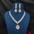 Marquise CZ Silver Bridal Choker Set