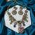 Sabhyaraa Royal Navratna Kundan Bridal Set Heavy 18K Gold Plated Jewellery