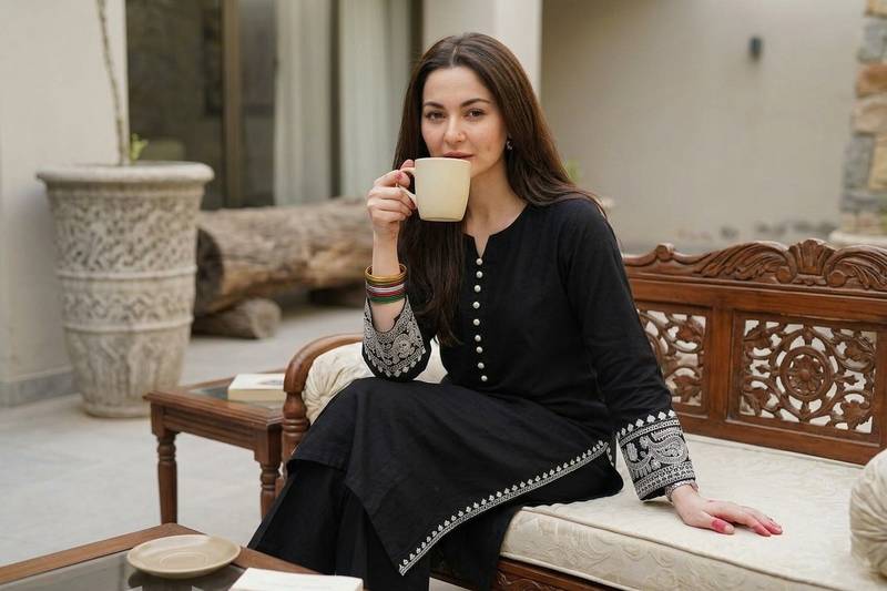 Women's Rayon Embroidered Pakistani Designer Casual & Festive Wear Black Suit Set