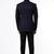 Black embroidered poplin bandhgala for men