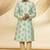 Art silk gold embroidery sherwani for men