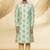Art silk gold embroidery sherwani for men