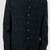 Black solid suede velvet bandhgala for men