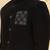 Black embroidered suede velvet bandhgala for men