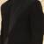 Black embroidered suede velvet bandhgala for men