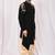 Black solid imported armani semi indo western dresses for men