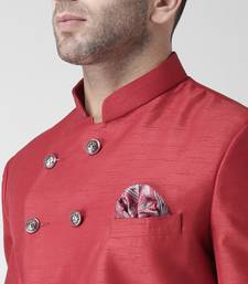 Black embroidered suiting semi indo western dresses for men