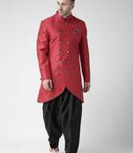 Black embroidered suiting semi indo western dresses for men