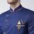 Wine embroidered suiting semi indo western dresses for men