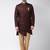 Gold solid suiting semi indo western dresses for men