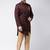 Gold solid suiting semi indo western dresses for men