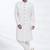 White solid suiting semi indo western dresses for men