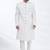 White solid suiting semi indo western dresses for men