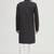 Black solid art silk semi indo western dresses for men