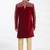Maroon solid imported armani sherwani for men