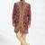 Maroon solid imported armani sherwani for men