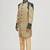 Gold solid jute & velvet sherwani for men