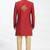 Maroon solid art silk indo western dresses for men