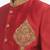 Maroon solid art silk indo western dresses for men
