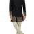 Black hand embroidered imported armani sherwani for men