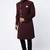 Wine solid imported armani sherwani for men