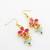 Double layer pearl pendant necklace set