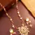 Ruby kundan pendant necklace earring set