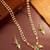 Pearl floral pendant necklace earring set
