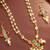 Pearl floral pendant necklace earring set