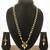 Pearl floral pendant necklace earring set