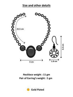 Pearl floral pendant necklace earring set 5