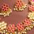 Pink floral kundan necklace earring set
