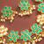 Green floral kundan necklace earring set