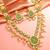 Double layer kundan choker necklace set