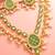 Double layer kundan choker necklace set