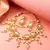 Mauve crystal kundan choker necklace set