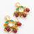 Multicolor meenakari kundan necklace set