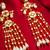 Kundan pearl long chain drop earrings