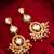 Kundan pearl traditional drop earrings