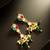 Multicolor kundan drop earrings