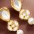 Pearl tiered dangle earrings