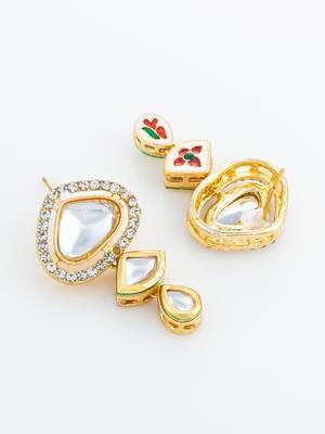 Tiered crystal drop earrings 3