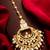 Pearl cascade kundan maang tikka