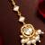white kundan pearl maang tikka