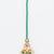 Green meenakari pearl maang tikka