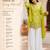  lime green silk blend embroidered kurta palazzo set with dupatta for festive & casual ethnic wear